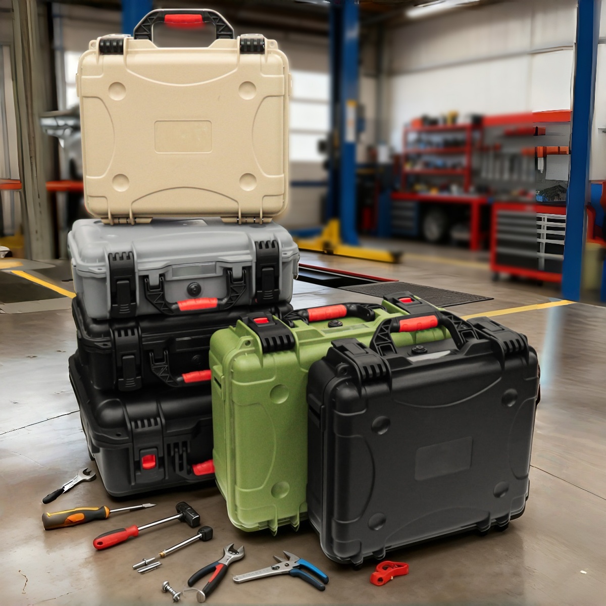 Fish Finder Case - Caja de herramientas portátil con esponja