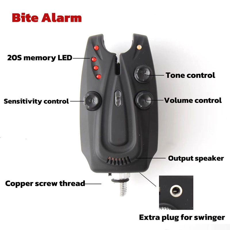 Juego de alarma inalámbrico pa - Bite Indicator reseña y precio