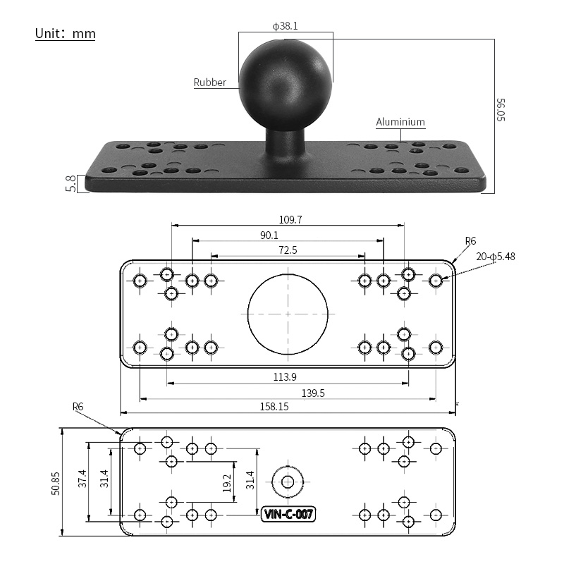 Soporte para buscador de peces - Fish Finder Mount reseña y precio