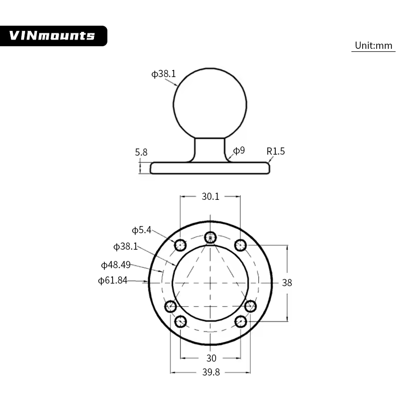 Soporte Universal para Sonda d - Fish Finder Mount reseña y precio
