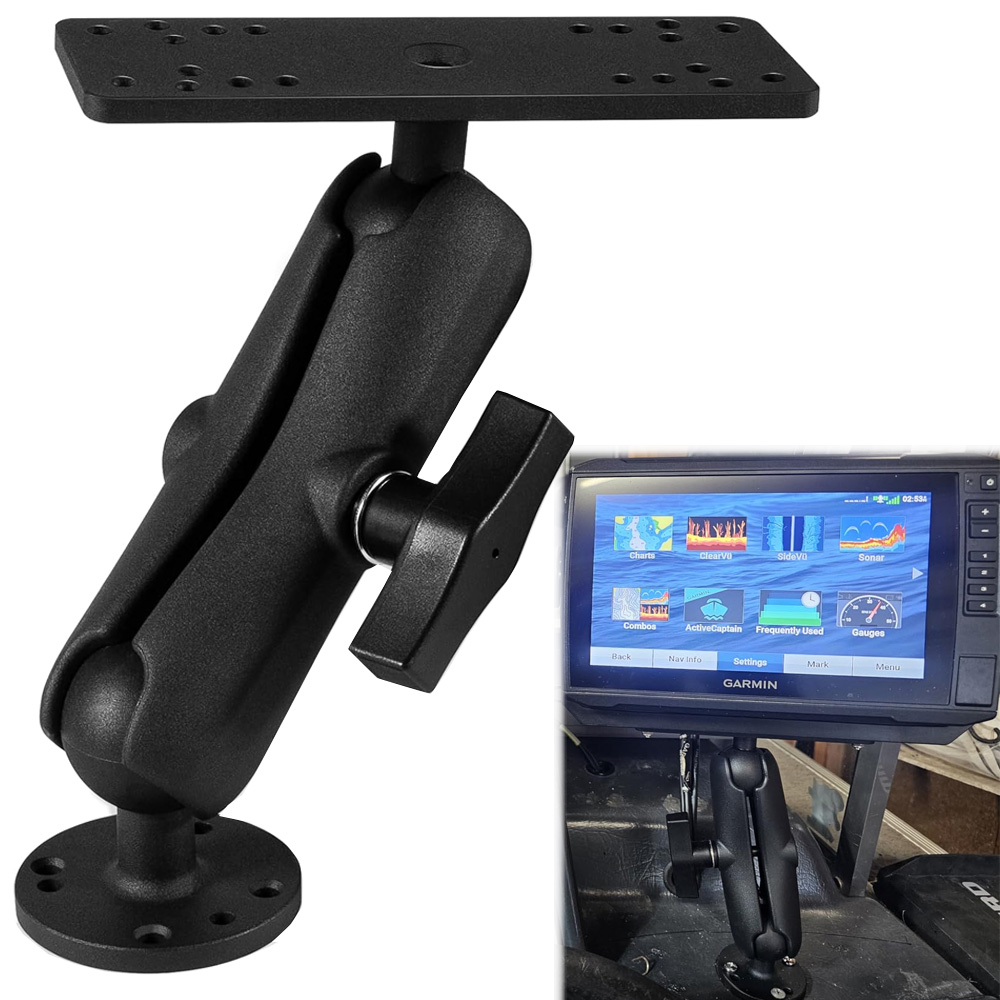 Soporte de aluminio para sonda - Fish Finder Mount reseña y precio