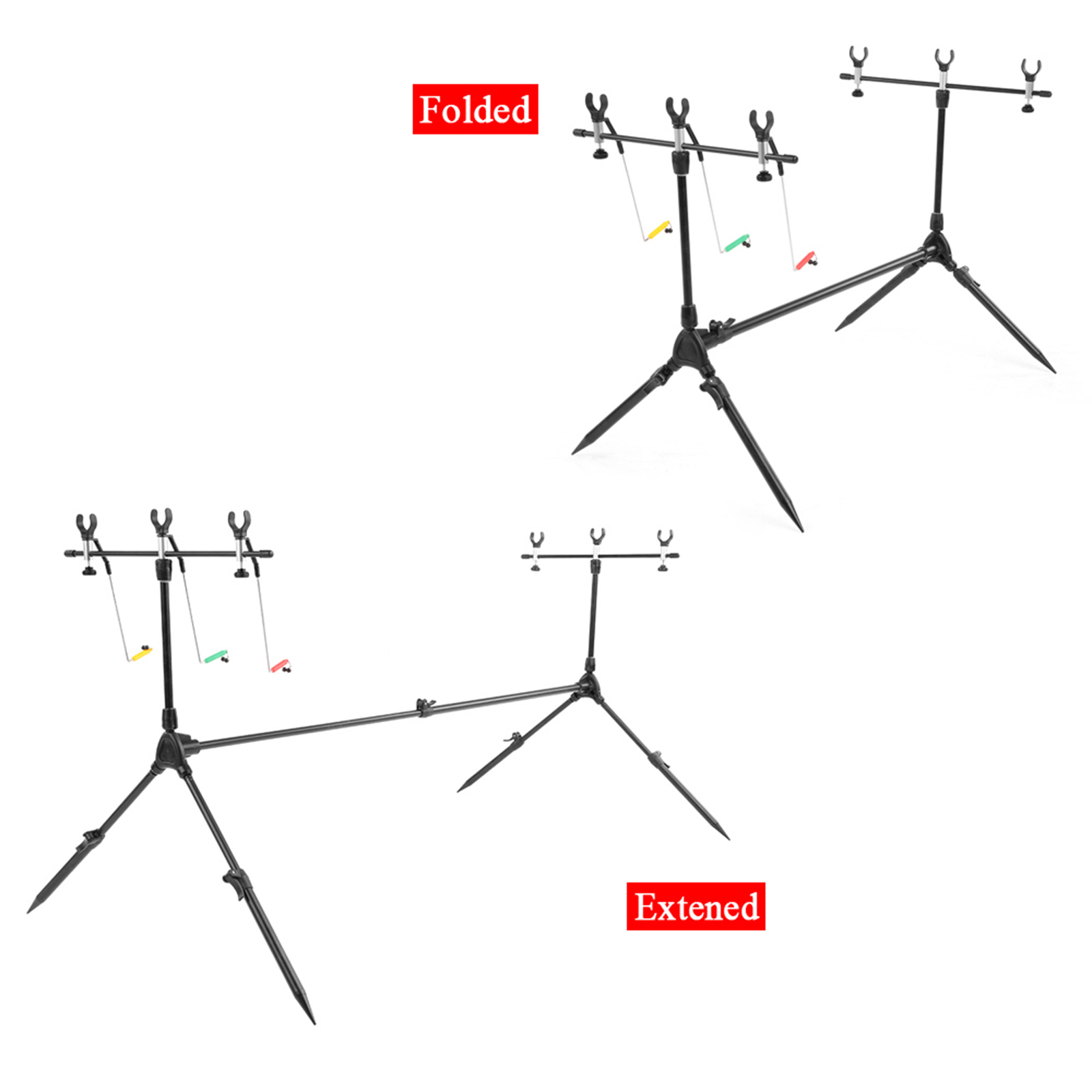 Lixada-Soporte 3 en 1 para cañ - Bite Indicator reseña y precio