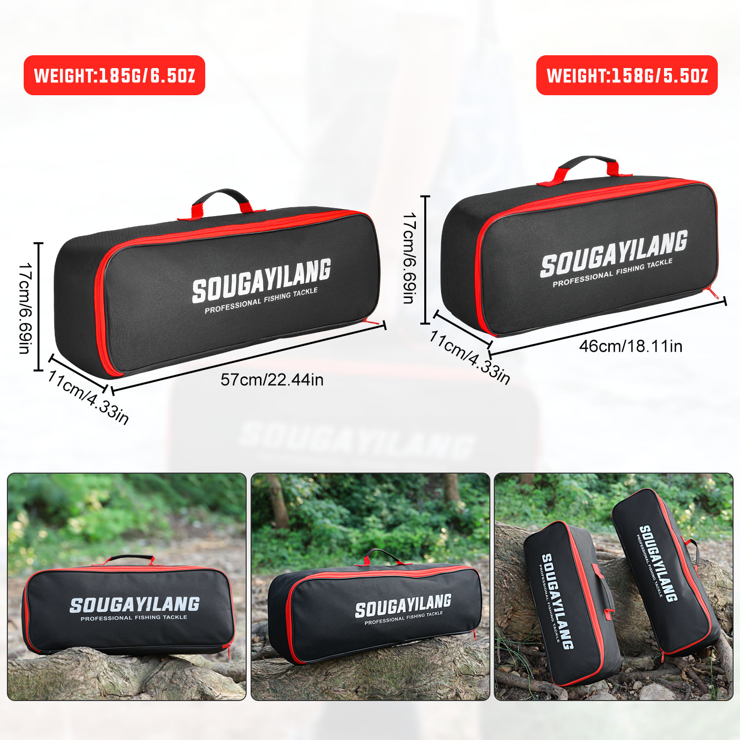 Bolsa para caña de pescar Soug - Fish Finder Case reseña y precio