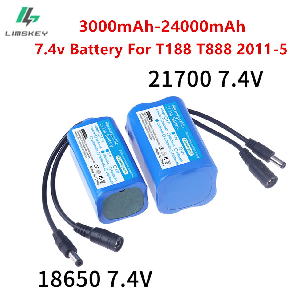 Batería de 7,4 V, 3000mah/6000 - Fish Finder Charger reseña y precio