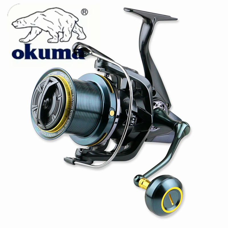 Carrete de Pesca OKUMA 9000-14 - Abu Garcia Reel Max reseña y precio
